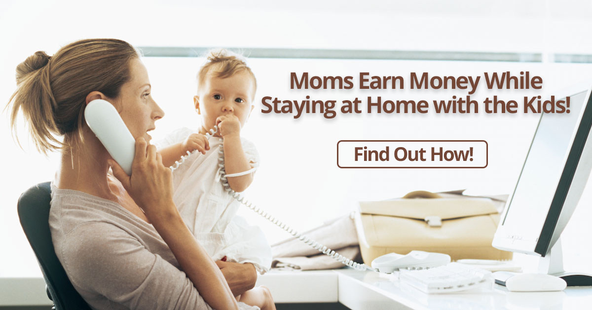 Moms earning money at home